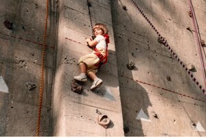 1988 - Mur d'escalade de Sevran (photo JMD)
