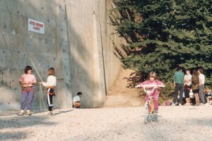 1990 - Mur d'escalade de Sevran (photo JMD)
